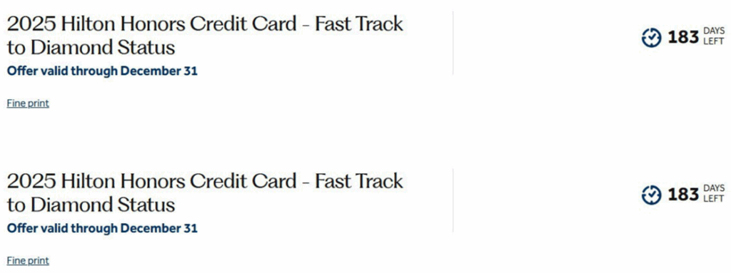 Hilton Advanzia Promotion